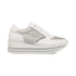 Sneakers bianche e argento da donna con maxi-suola Lora Ferres, Donna, SKU w014001048, Immagine 0